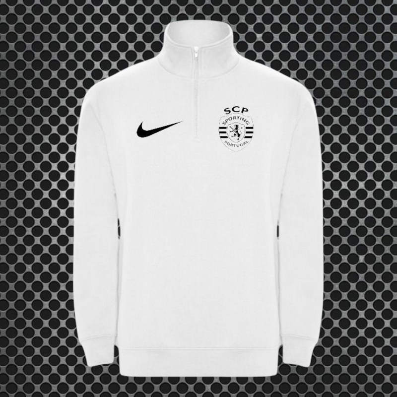 Sporting - Sweat - Shirt com meio fecho e gola alta Ref. 1109 - 01