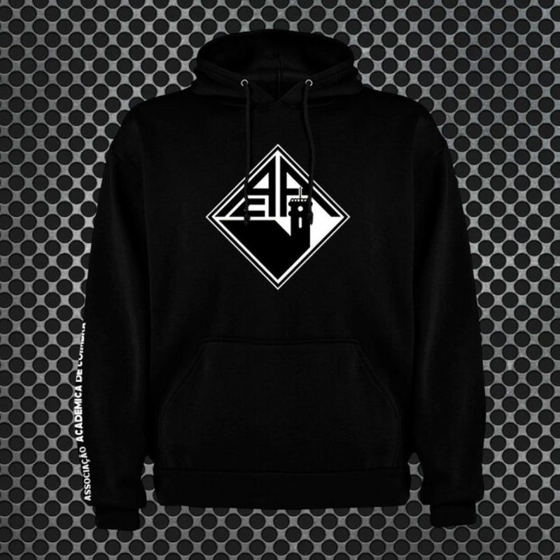 Académica de Coimbra - Sweat-shirt com capuz - Preta