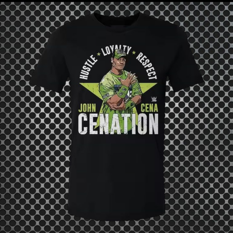John Cena - T-shirt Preta
