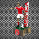 Benfica - Troféu jogador resina 15cm