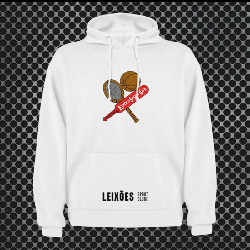Leixões - Sweat-shirt com capuz - Branca