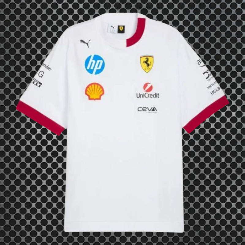 Scuderia Ferrari F1
Camisa grande PUMA GP de Miami 2025 para pilotos