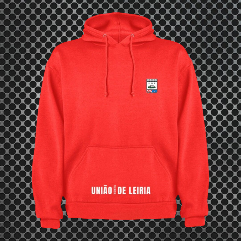 União de Leiria - Sweat-shirt com capuz - Vermelha