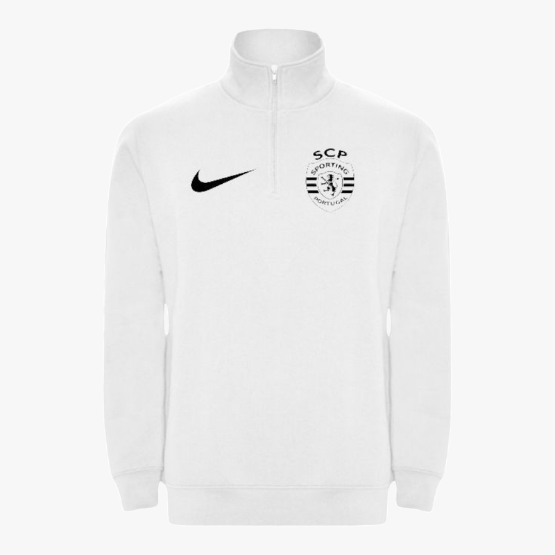 Sporting - Sweat - Shirt com meio fecho e gola alta Ref. 1109 - 01