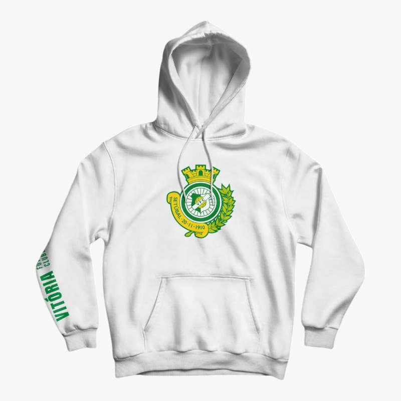 Vitória - Sweat-shirt com capuz - Branca