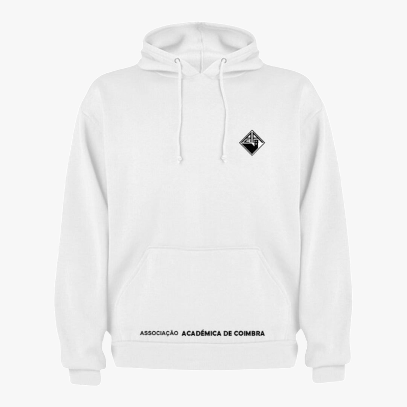 Académica de Coimbra - Sweat-shirt com capuz - Branca